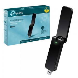 ADAPTOR RETEA wireless, TP-LINK „Archer T4U”, port USB3.0, Dual Band AC1200, 2.4GHz & 5GHz, 1300Mbps, Realtek, 2T2R, 867Mbps at 5Ghz + 300Mbps